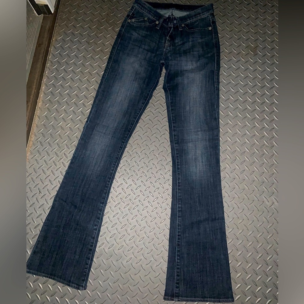 Rock & republic kasandra jeans Y2K denim designer flare logo pockets low rise